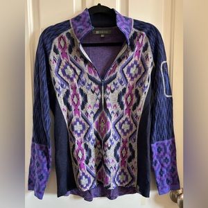 TITLE NINE QUARTER ZIP SWEATER